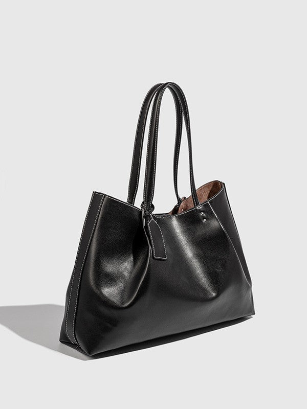 Borsa tote elegante per pendolari con ampia capacità e texture di alta qualità