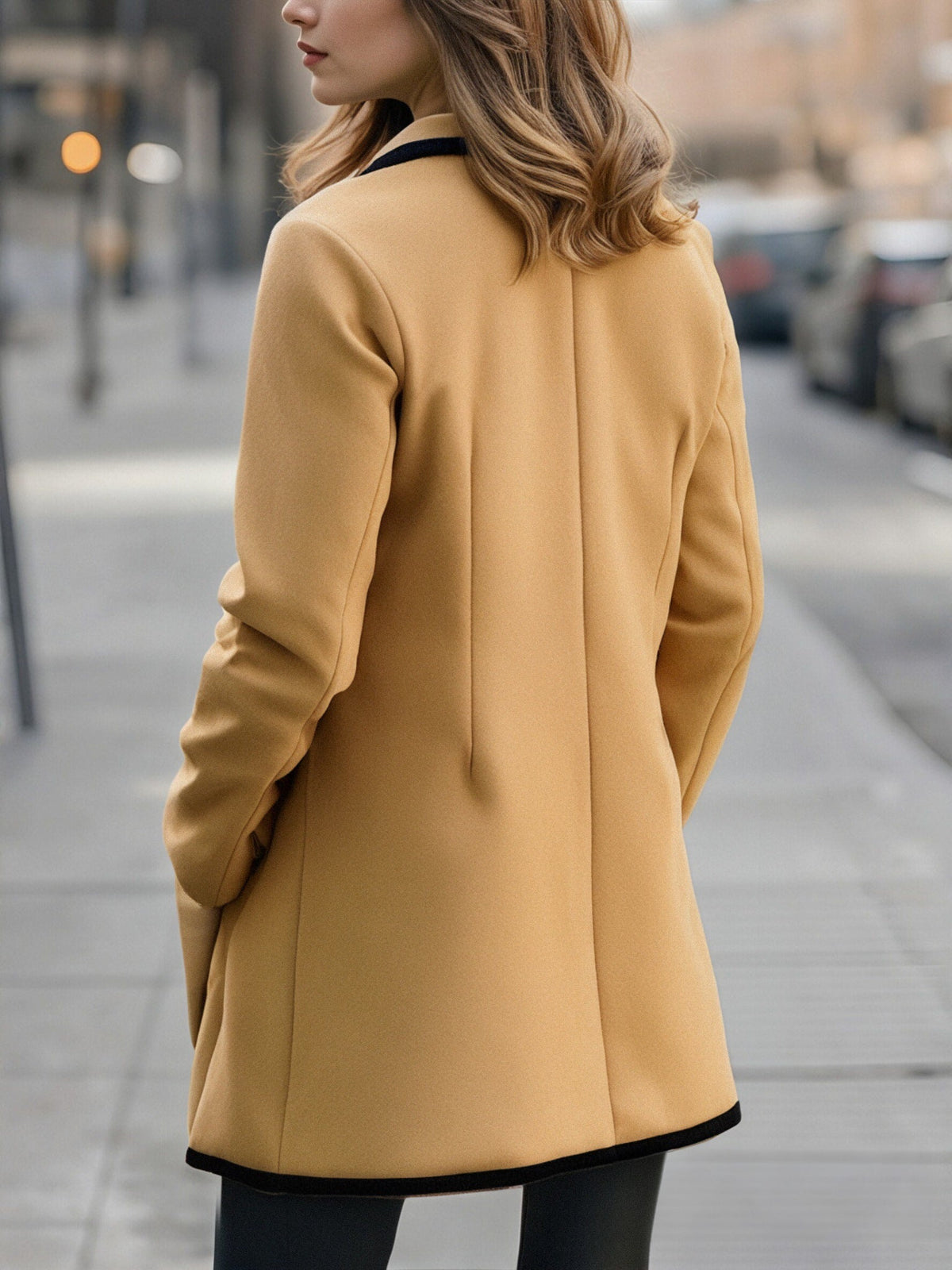 Cappotto doppiopetto dettaglio