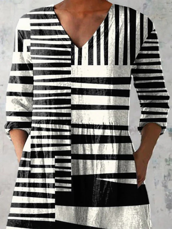 Capri | Blusa lunga con scollo a V