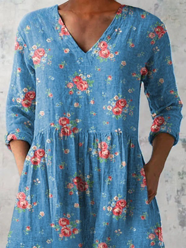 Mabel | Blusa lunga con scollo a V