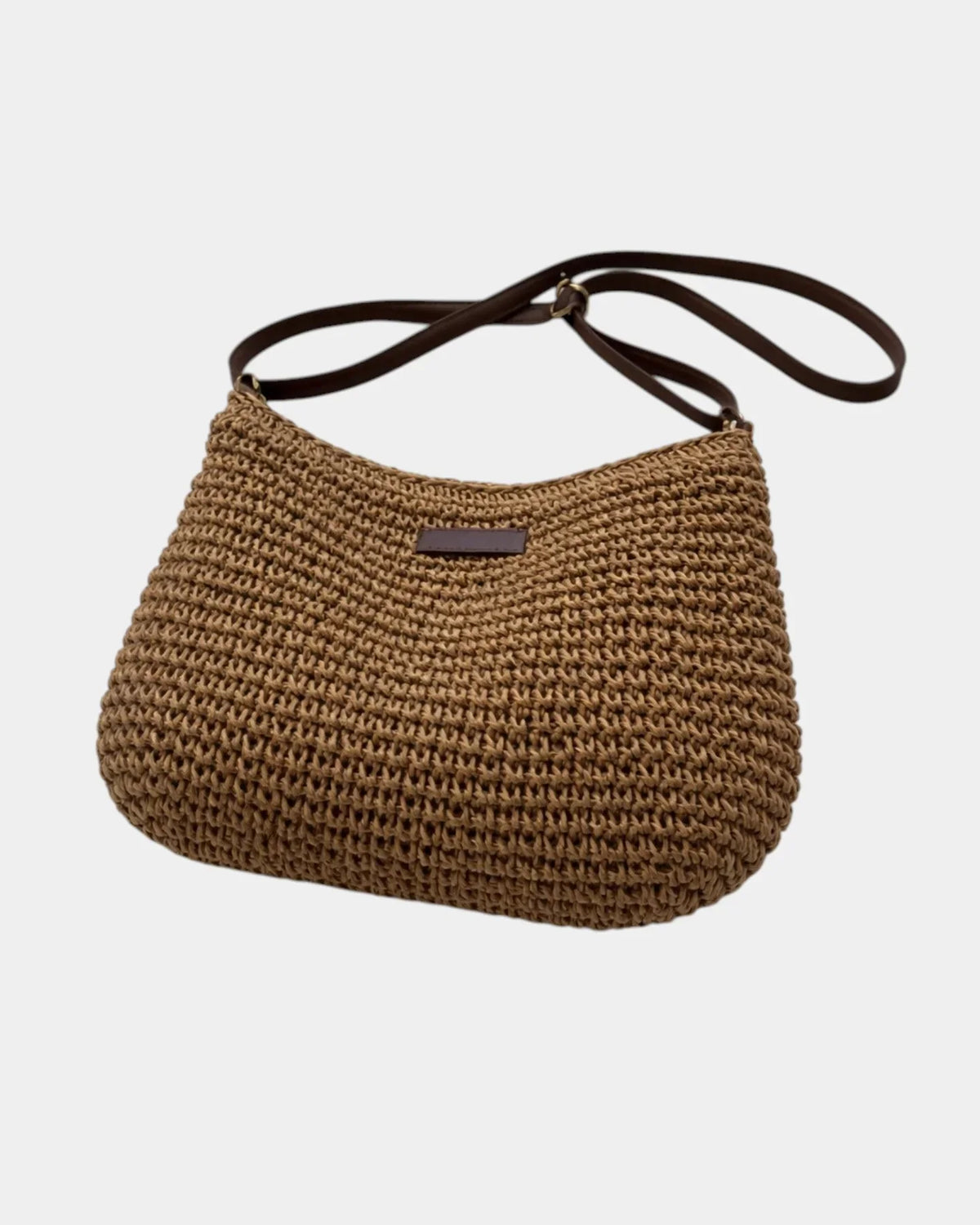 Borsa a tracolla Aitana con effetto paglia – Stile naturale e versatile