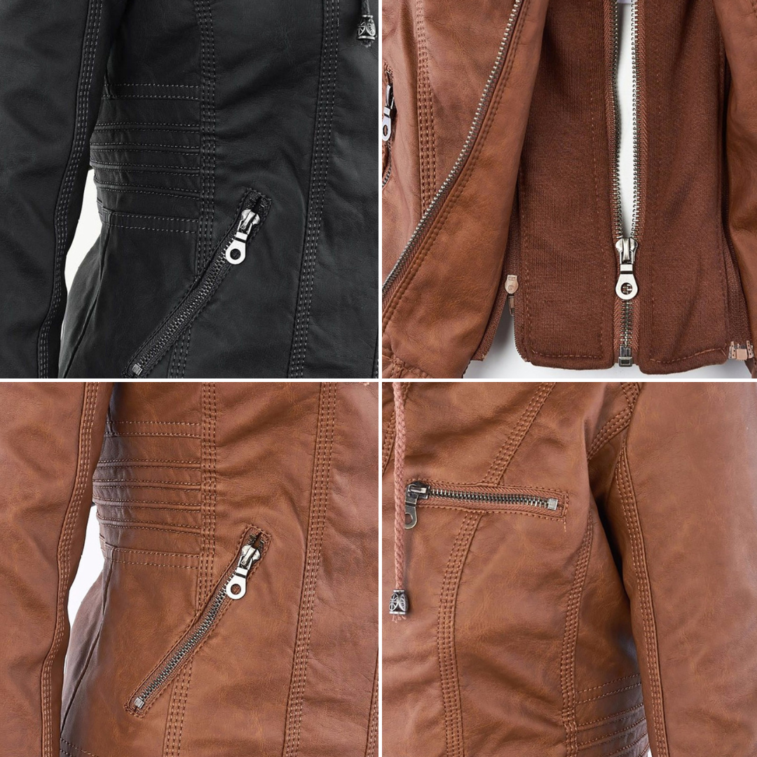 Flavia | Giacca in pelle resistente ed elegante