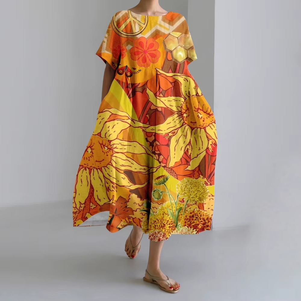 Ella | Vestito Artistico Confortevole