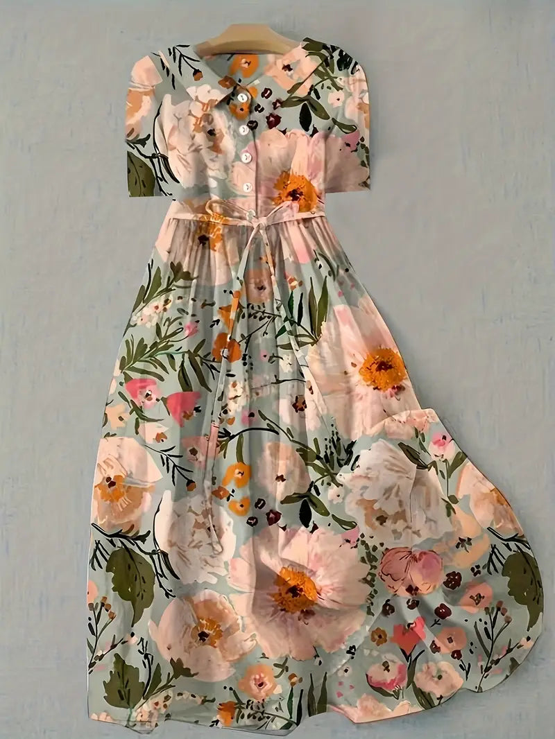 Aurélie | Vestito estivo floreale caldo