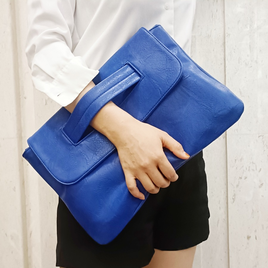 Borsa clutch magnetica spaziosa per il pendolarismo quotidiano con tracolla trasversale