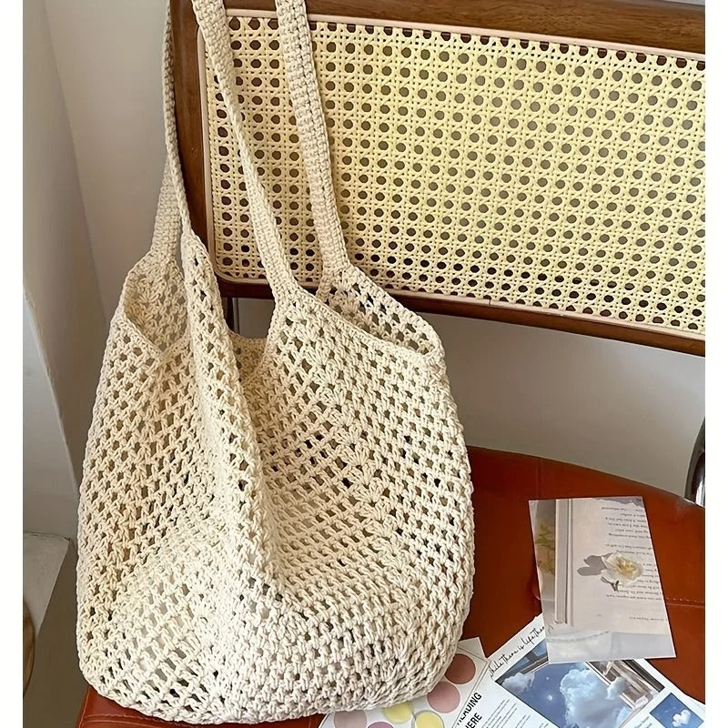 Aitana Borsa Tote Tessuta - Stile Minimalista e Versatile
