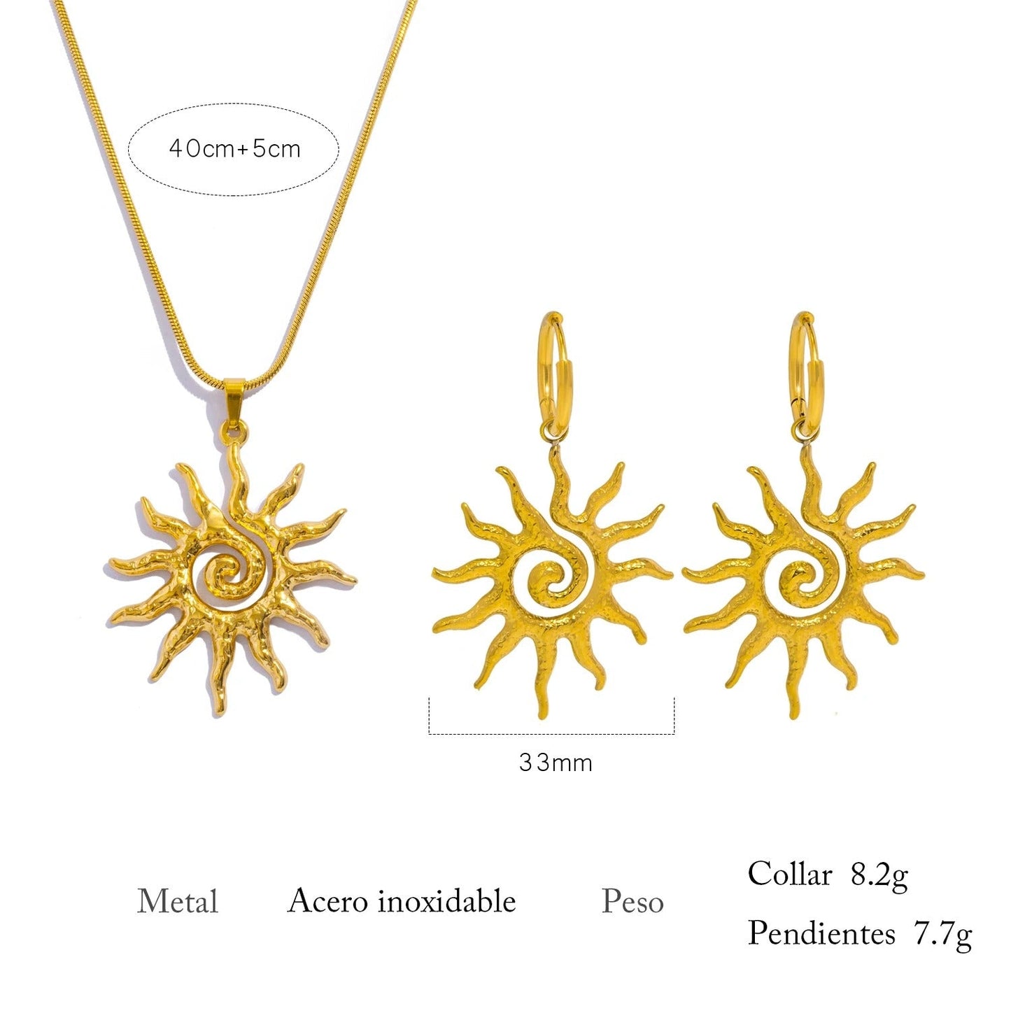 Solea Collana Sole a spirale
