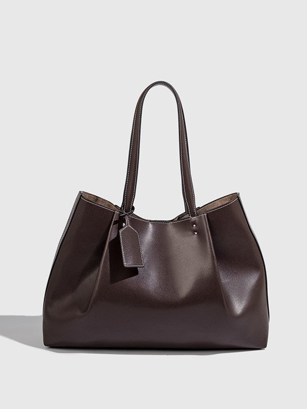 Borsa tote elegante per pendolari con ampia capacità e texture di alta qualità