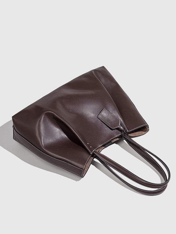 Borsa tote elegante per pendolari con ampia capacità e texture di alta qualità