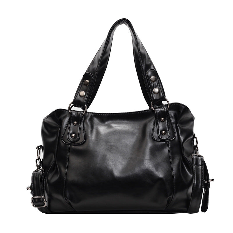 Borsa tote casual retrò-chic a spalla — Lusso di alta gamma, indispensabile per l'uso quotidiano