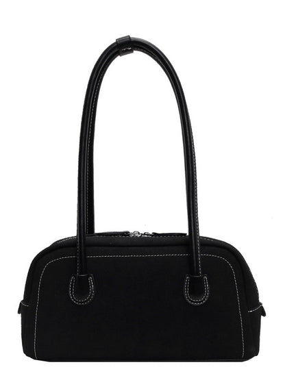 Borsa a tracolla retrò con finitura opaca - Borsa casual da tutti i giorni, morbida come un cuscino