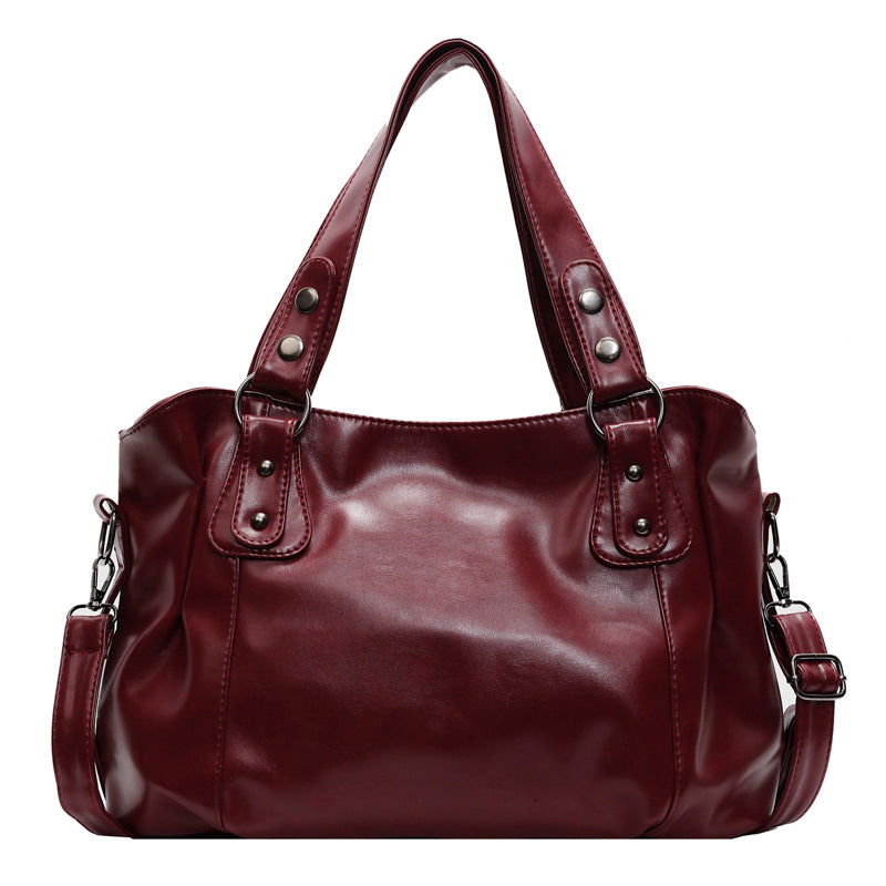 Borsa tote casual retrò-chic a spalla — Lusso di alta gamma, indispensabile per l'uso quotidiano