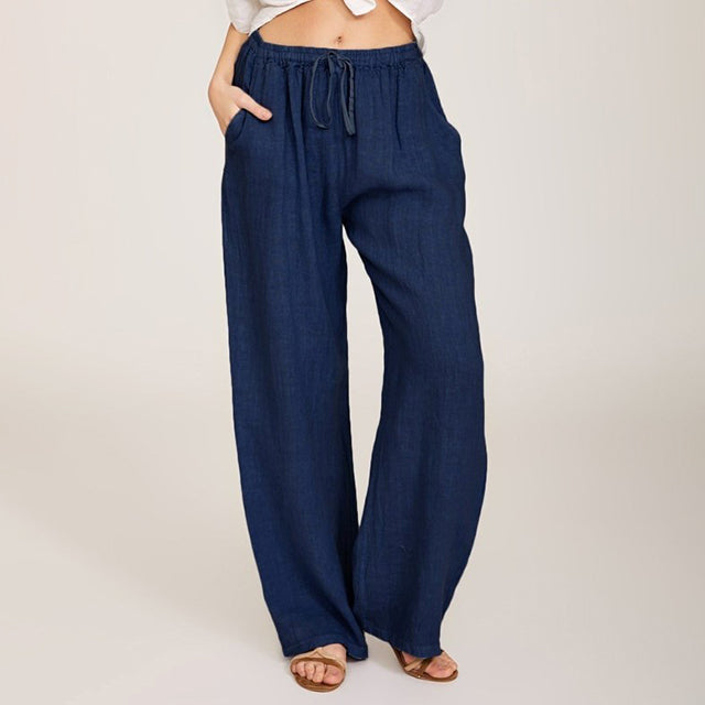 Enara - Pantaloni comodi con cintura