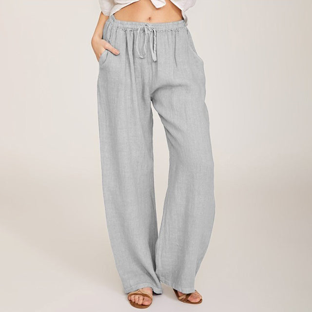 Enara - Pantaloni comodi con cintura