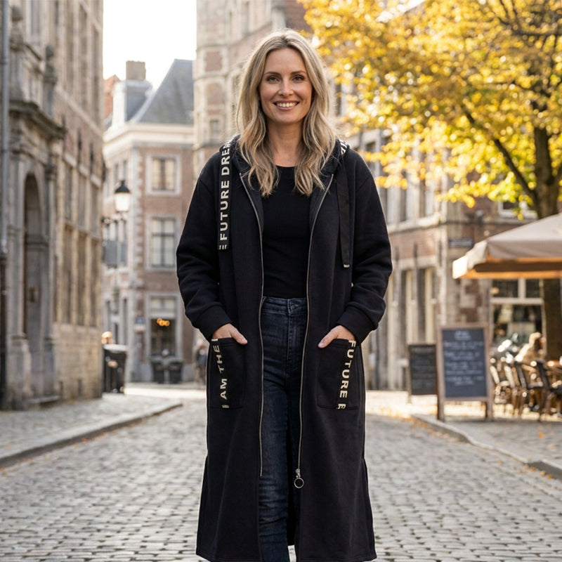 💃Cappotto-felpa oversize con cappuccio da donna