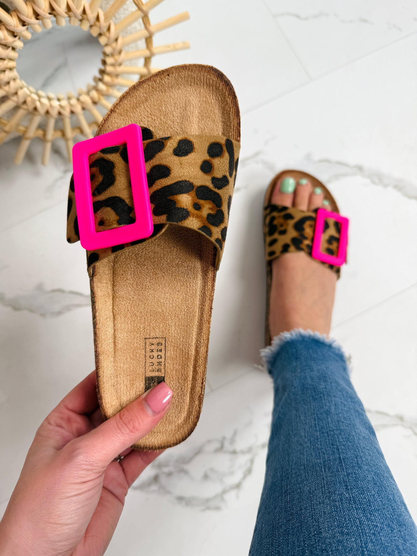 LUREBA | Ciabatte Amalfi Leopard