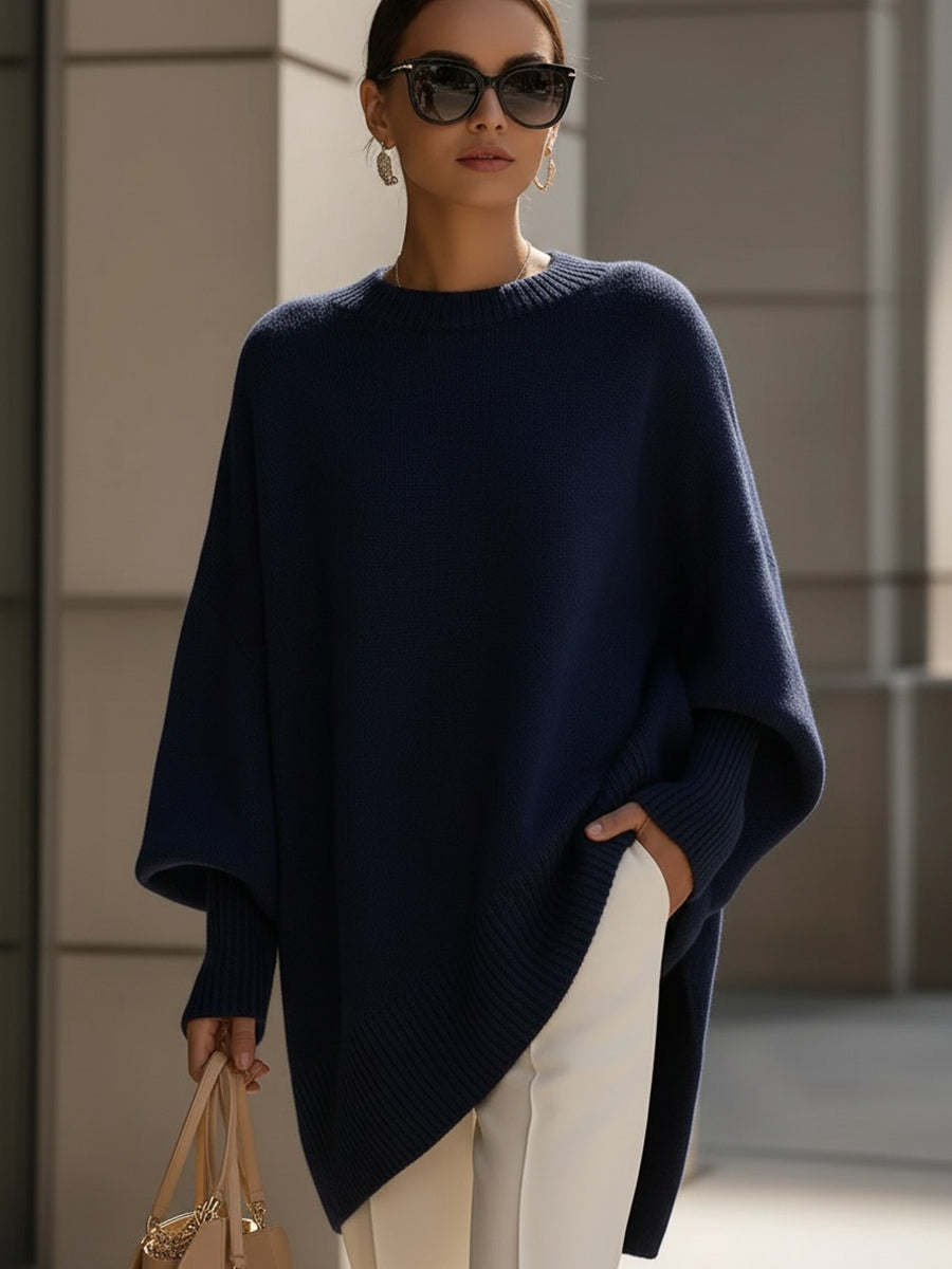 Poncho blu navy