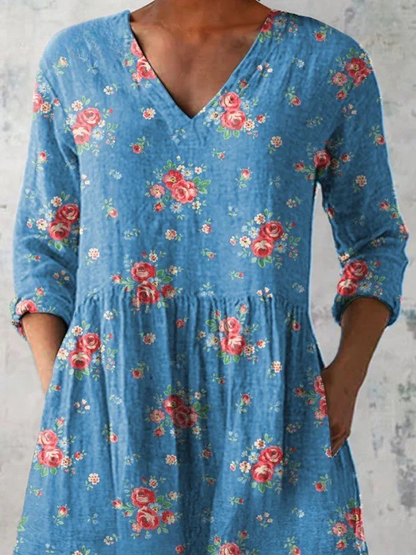 Mabel | Blusa lunga con scollo a V