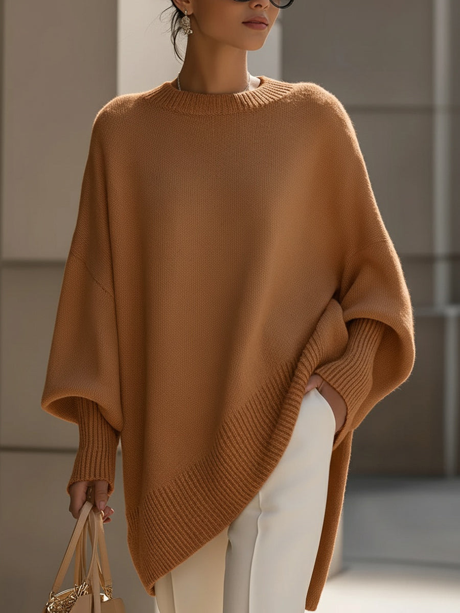 Poncho caramello