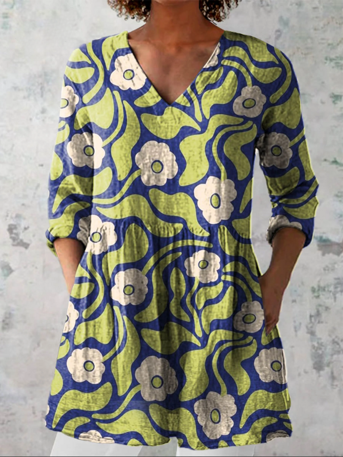 Galina | Blusa lunga a V