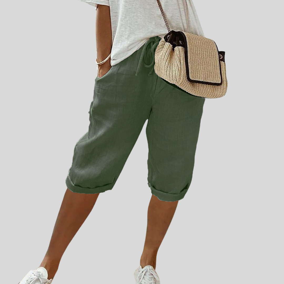 Pantaloni Corti Fluidi ed Eleganti
