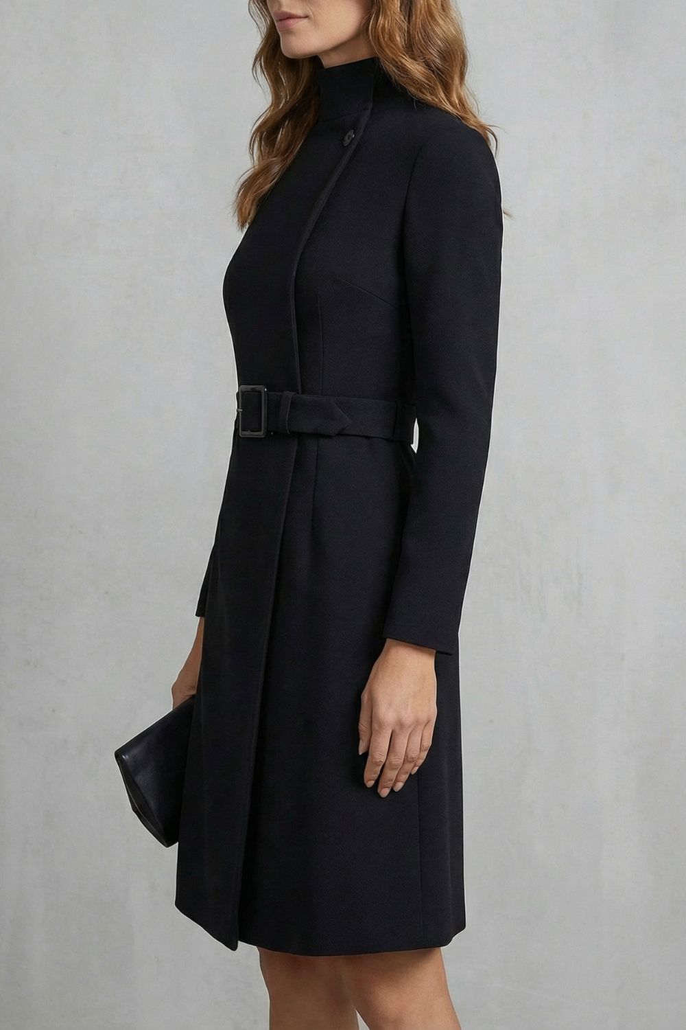 Nivara – Vestito midi A-Line con cintura asimmetrica