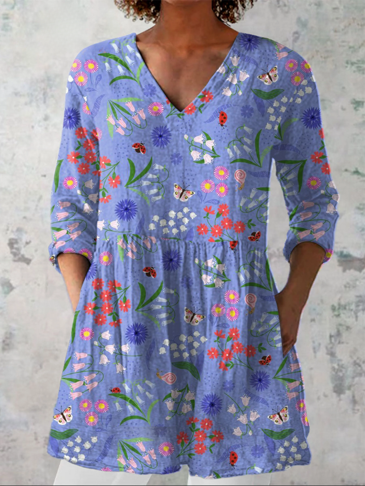 Aileen | Blusa lunga a V