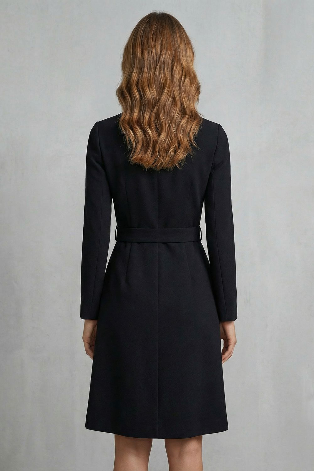 Nivara – Vestito midi A-Line con cintura asimmetrica