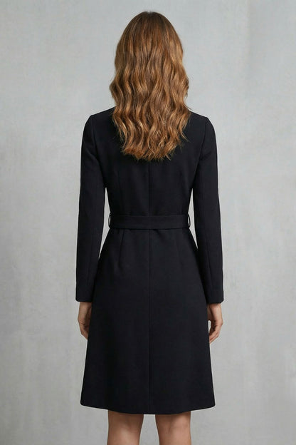 Nivara – Vestito midi A-Line con cintura asimmetrica