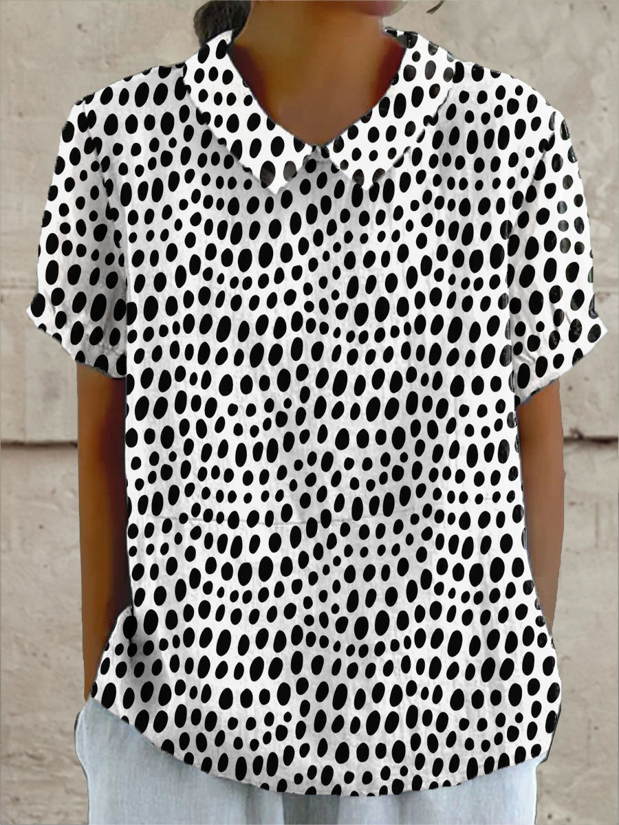 Lily | Blusa a pois classica