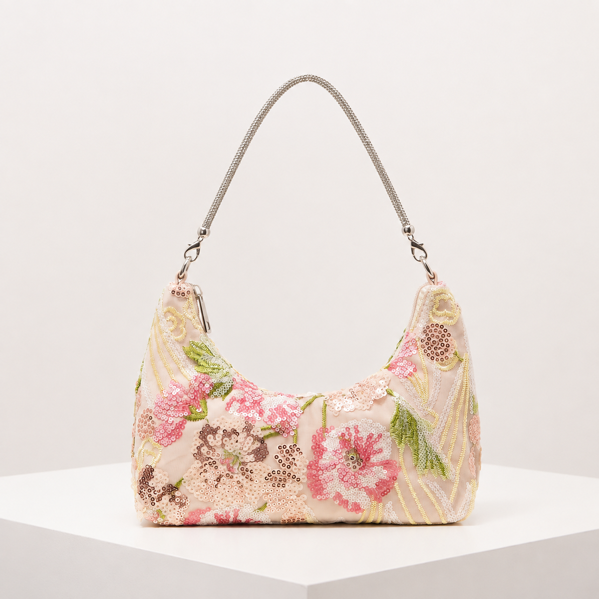 Borsa Amalia Ricamata con Fiori Selvatici