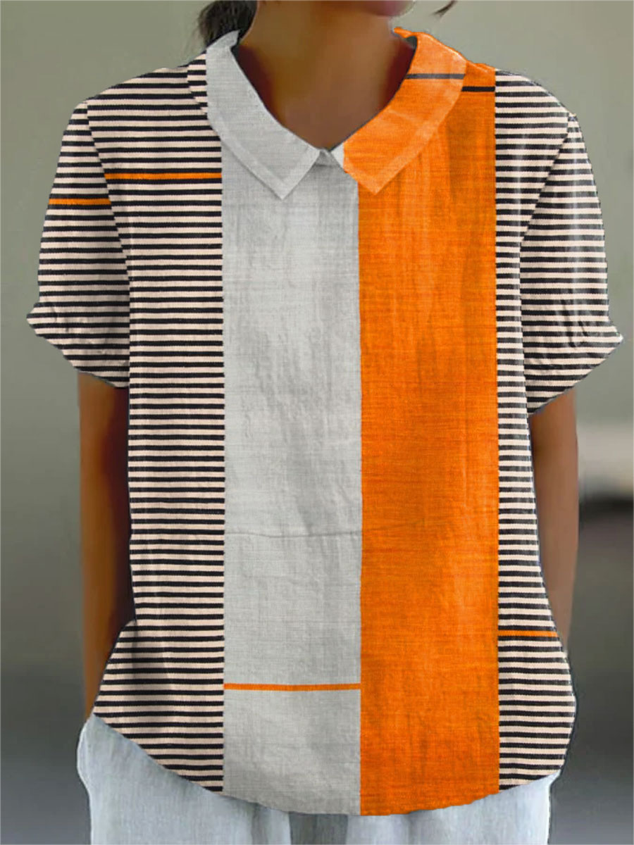 Lena | Blusa moderna colorblock