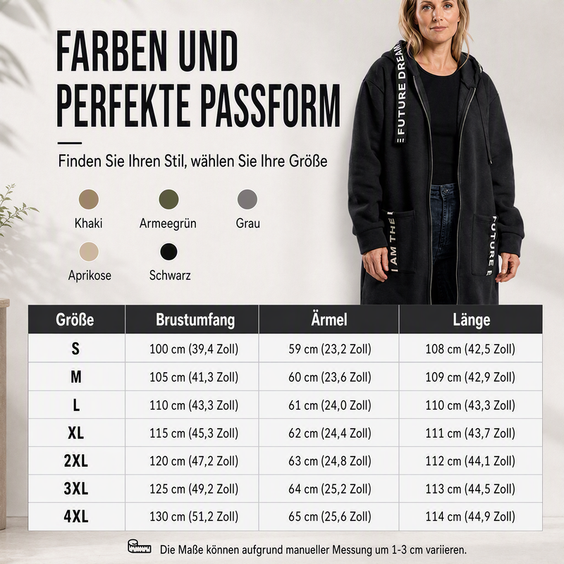 💃Cappotto-felpa oversize con cappuccio da donna