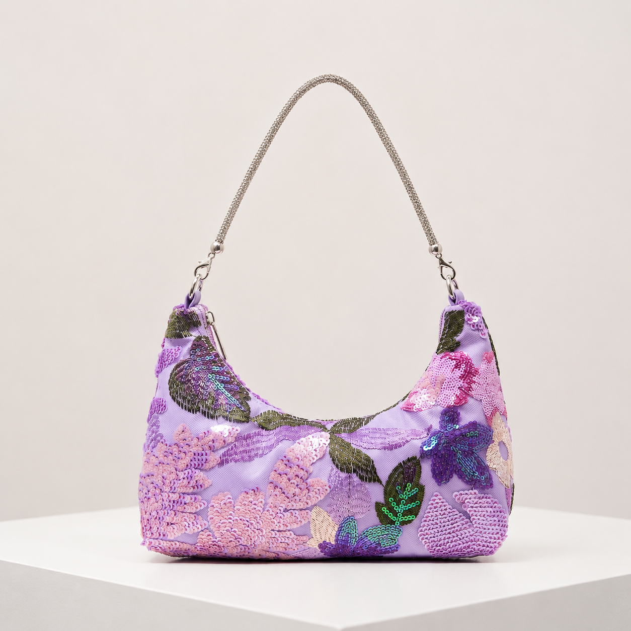 Borsa Amalia Ricamata con Fiori Selvatici
