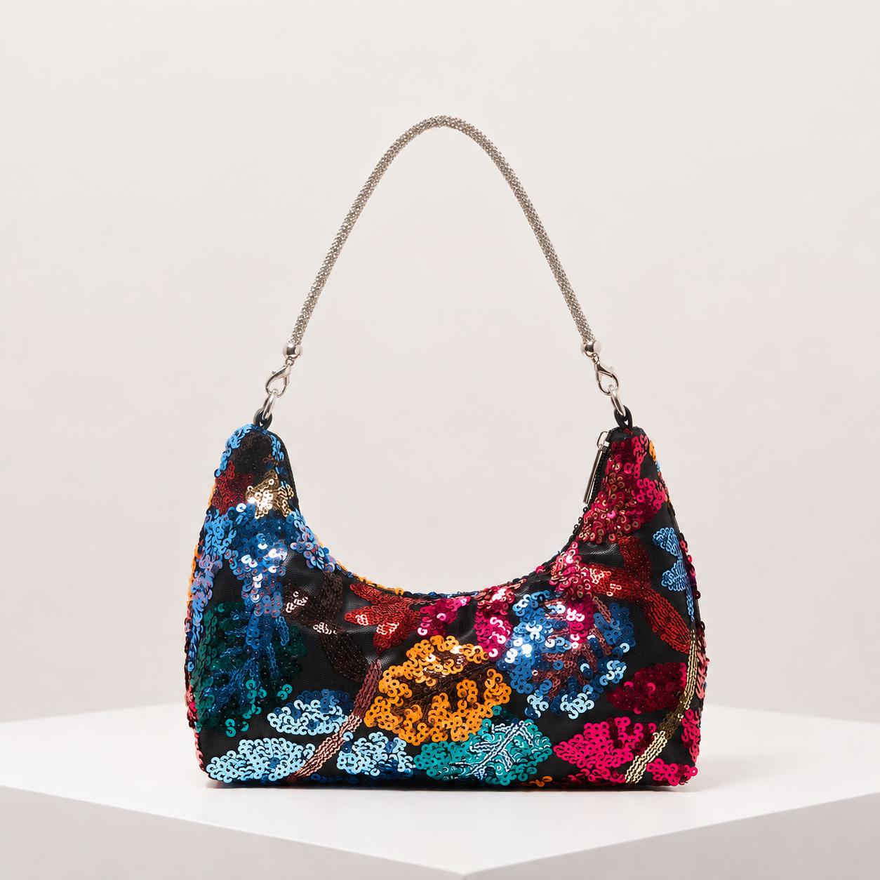 Borsa Amalia Ricamata con Fiori Selvatici