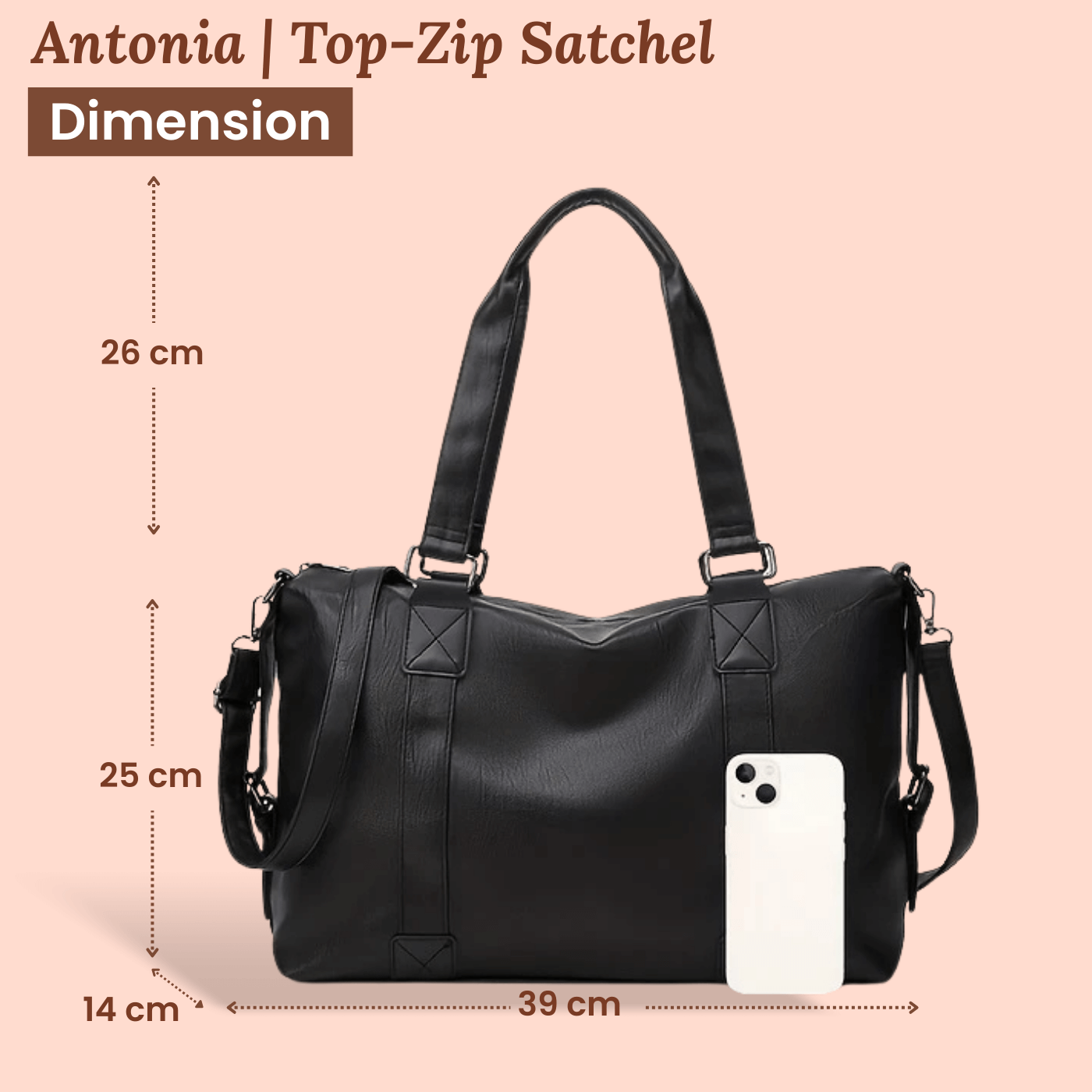 Borsa da viaggio di Antonia | Borsa a tracolla