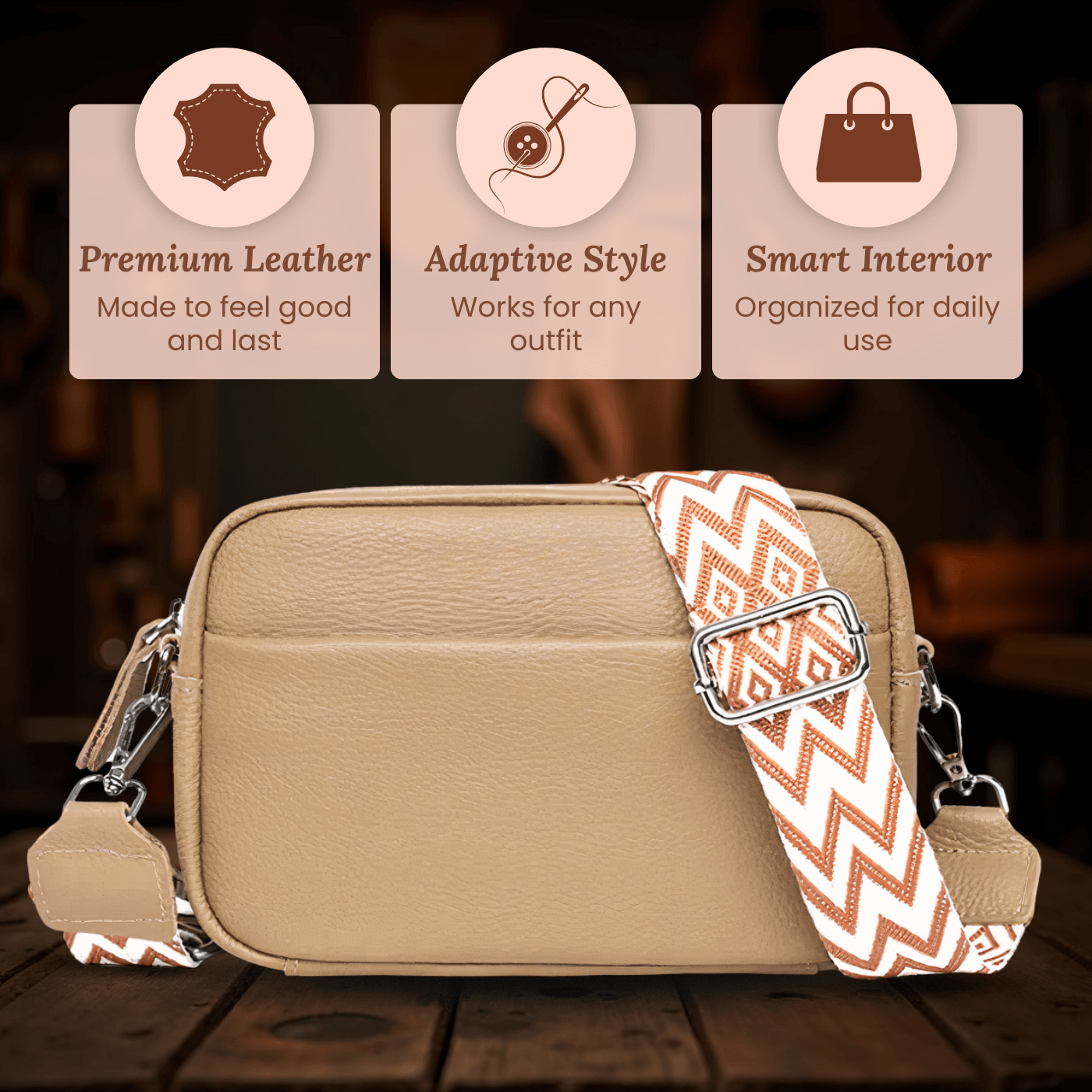 Lucia’s Strap Essential | Borsa a tracolla