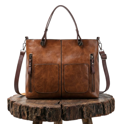 Borsa a tracolla con tasche multiple di Caterina