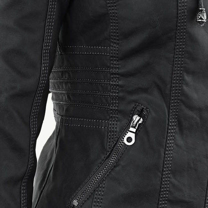 Flavia | Giacca in pelle resistente ed elegante