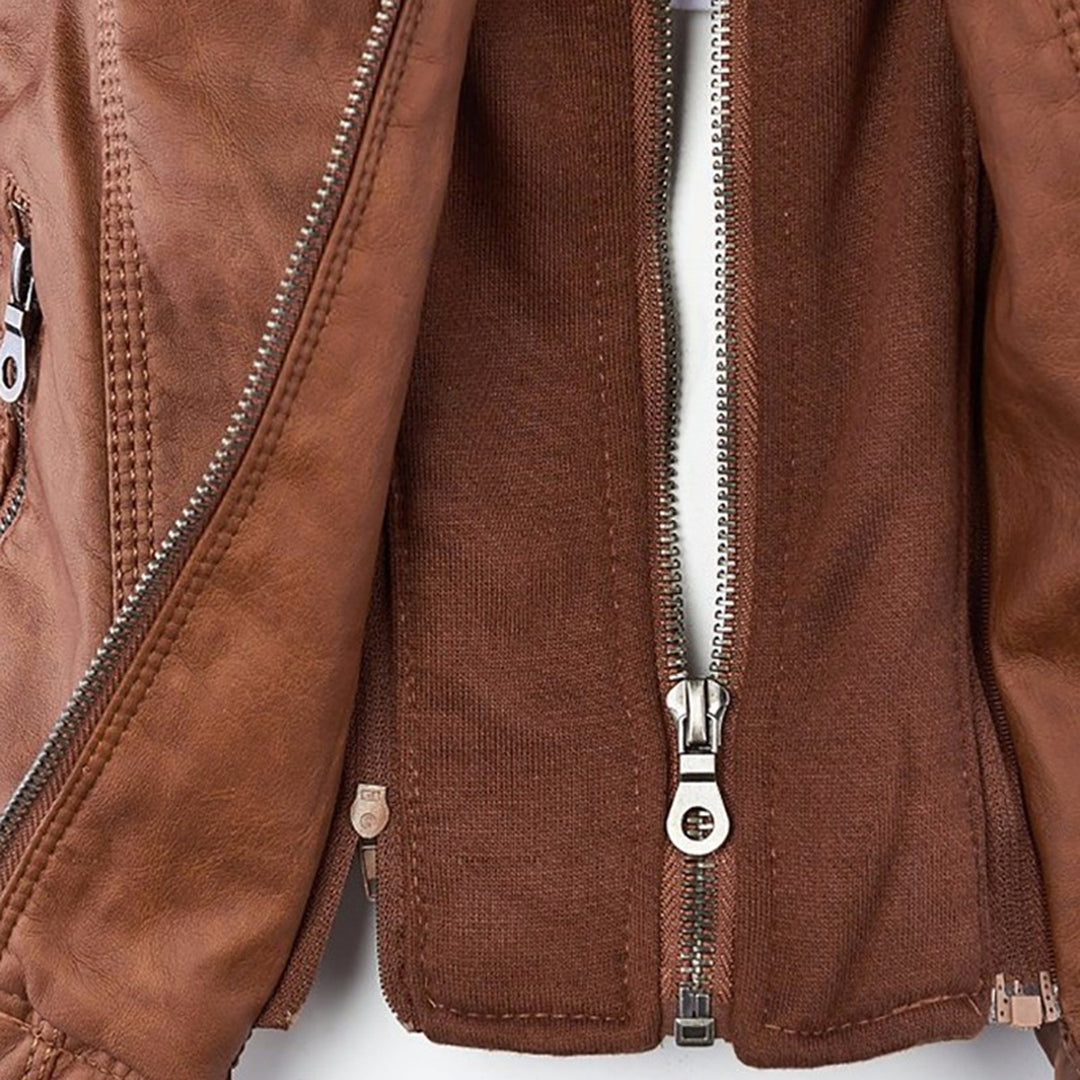 Flavia | Giacca in pelle resistente ed elegante