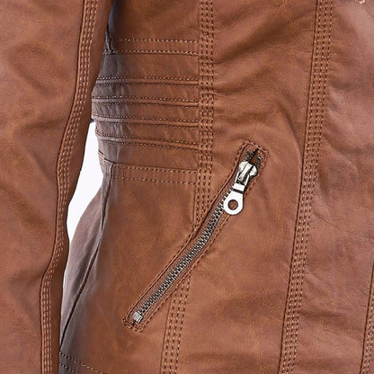 Flavia | Giacca in pelle resistente ed elegante
