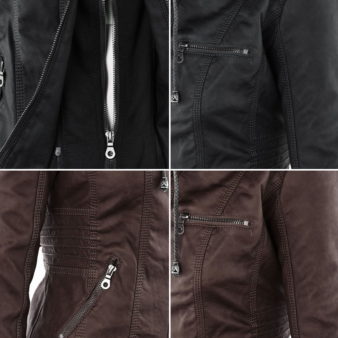 Flavia | Giacca in pelle resistente ed elegante