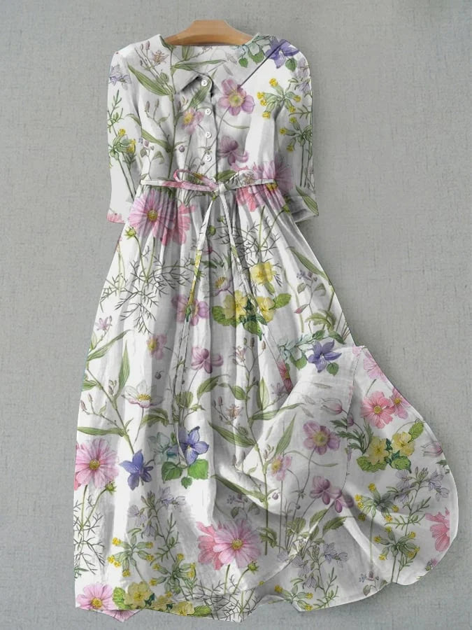 Rosalie | Abito con fiori raffinati