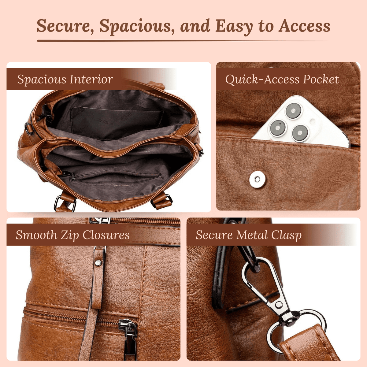 Multi-Zip di Rachele | Borsa a tracolla
