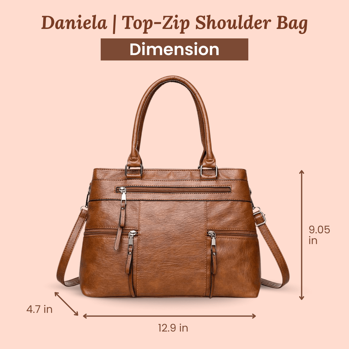 Multi-Zip di Rachele | Borsa a tracolla