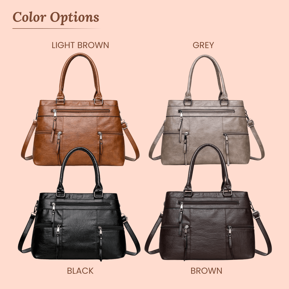 Multi-Zip di Rachele | Borsa a tracolla