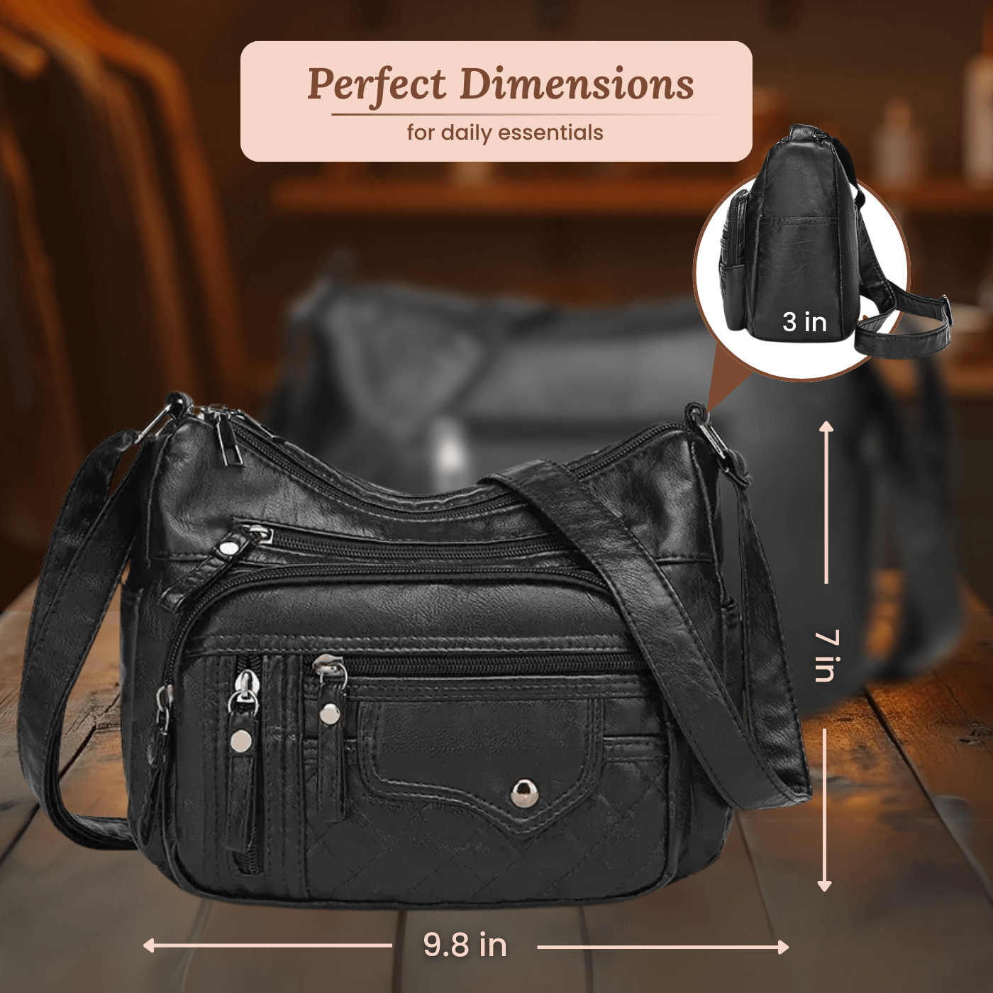 Lo stile pratico di Antonina | Borsa a tracolla