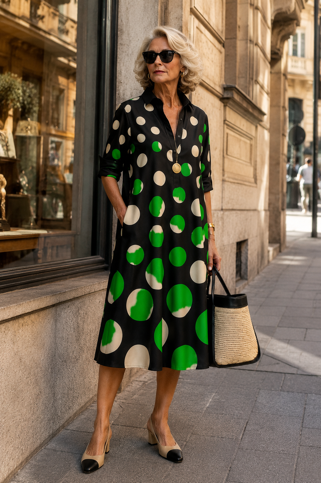 VALENTINA™ | Abito Raffinato a Pois