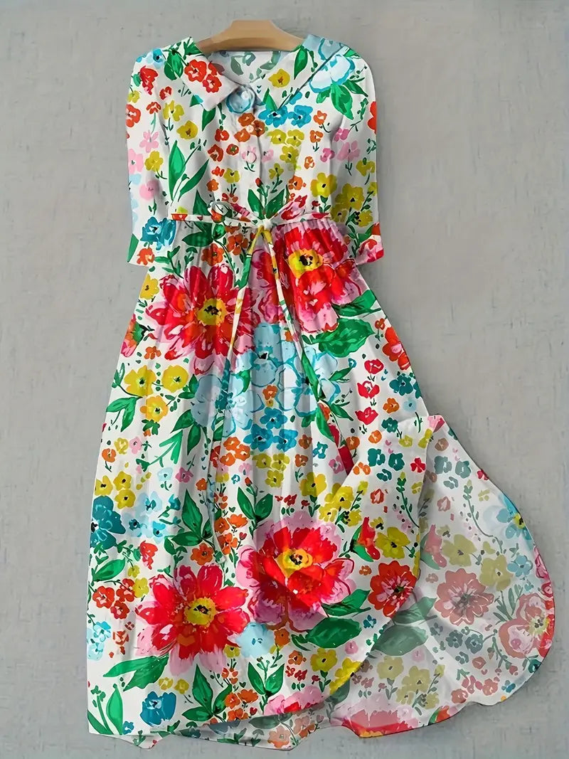 Colette | Abito floreale colorato e vivace