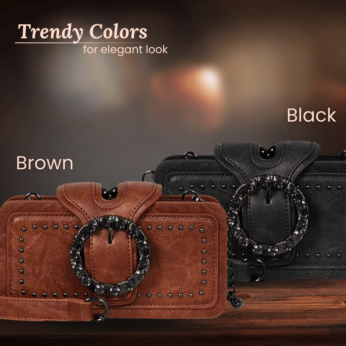 Fibbia con borchie di Margherita | Pochette
